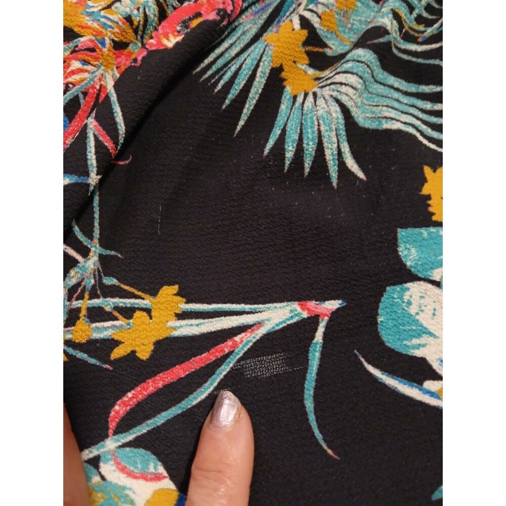 Flying Tomato Long Maxi On/Off Shoulder Style Tropical Dress  Large - Picture 9 of 13